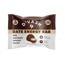 DVASH ORGANICS: Chocolate Coconut Walnut Date Energy Bar, 1.76 oz