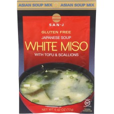 SAN J: Gluten Free White Miso Soup, 0.42 oz
