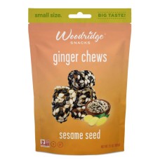 WOODRIDGE: Ginger Chew Sesame Seed, 2.1 oz