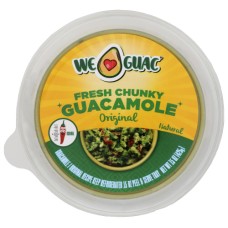 WE GUAC: Fresh Chunky Guacamole Original, 15 oz