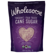 WHOLESOME: Organic Fair Trade Cane Sugar, 64 oz