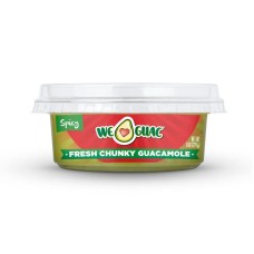 WE GUAC: Fresh Chunky Guacamole Spicy, 8 oz