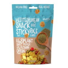 WOODRIDGE: Mediterranean Mix Veggies with Sticky Rice Chips, 1.06 oz