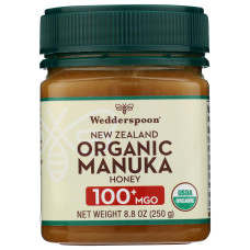 WEDDERSPOON: Organic Manuka Honey 100 Plus MGO, 8.8 oz