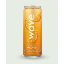 WAVE: Black Tea Orange Sparkling Water, 12 fo