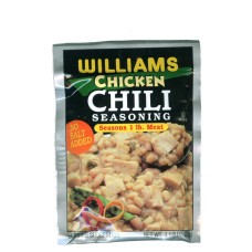 WILLIAMS: Chicken Chili Seasoning, 1.125 oz
