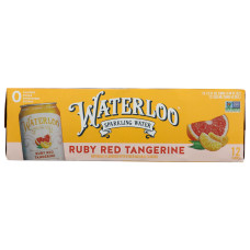 WATERLOO SPARKLING WATER: Ruby Red Tangerine Water 12 Count, 144 fo
