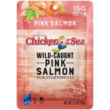 CHICKEN OF THE SEA: Wild Caught Pink Salmon Skinless And Boneless, 2.5 oz