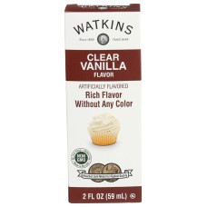 WATKINS: Clear Vanilla Flavor, 2 fo