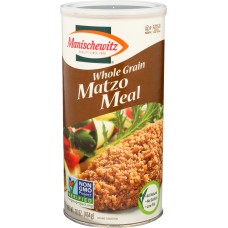 MANISCHEWITZ: Whole Grain Matzo Meal, 16 oz