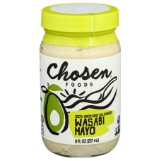 CHOSEN FOODS: Wasabi Avocado Oil Mayo, 8 oz