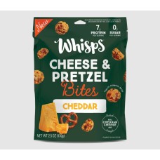 WHISPS: Cheddar Cheese Pretzel Bites, 2.5 oz