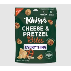 WHISPS: Everything Cheese and Pretzel Bites, 2.5 oz
