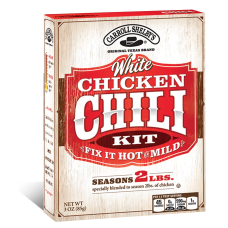 CARROLL SHELBY: White Chicken Chili Kit, 3 oz