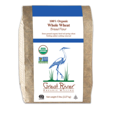 GREAT RIVER ORGANIC MILLING: Organic Whole Wheat Bread Flour, 5 lb