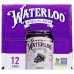WATERLOO SPARKLING WATER: Grape Sparkling Water 12Pk, 144 fo