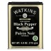 WATKINS: Pure Ground Black Pepper Spice Tin, 4 oz