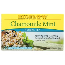 BIGELOW: Chamomile Mint Herbal Tea 20bg, 1.09 oz