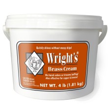 WRIGHTS: Cleaner Cream Brass, 4 lb