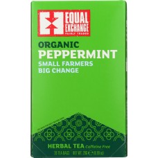 EQUAL EXCHANGE: Organic Peppermint Tea, 20 bg