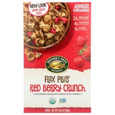 NATURES PATH: Flax Plus Red Berry Crunch Cereal, 10.6 oz