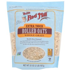 BOBS RED MILL: Extra Thick Rolled Oats, 32 oz
