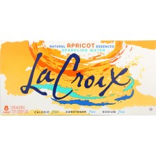LA CROIX: Apricot Sparkling Water 8Pk, 96 fo