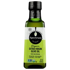 SPECTRUM NATURALS: Organic Extra Virgin Olive Oil Unrefined, 8 fo