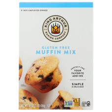 KING ARTHUR: Gluten Free Muffin Mix, 16 oz KING ARTHUR: Gluten Free Muffin Mix, 16 oz