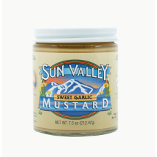 SUN VALLEY MUSTARD: Sweet Garlic Mustard, 7.5 oz