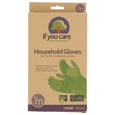 IF YOU CARE: Household Gloves Medium, 1 ea