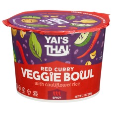 YAIS THAI: Red Curry Veggie Bowl, 3 oz