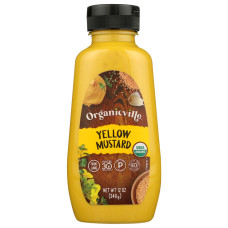 ORGANICVILLE: Yellow Mustard, 12 oz