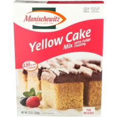 MANISCHEWITZ: Yellow Cake Mix, 12 oz