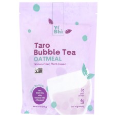 YISHI: Taro Bubble Tea 6 Serving Oatmeal Pouch, 8.5 oz