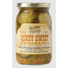 YEE HAW PICKLE COMPANY: Honey Sweet Stackers, 16 oz
