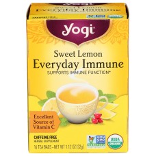 YOGI TEAS: Sweet Lemon Tea Organic, 16 bg