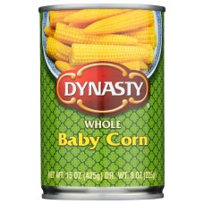 DYNASTY: Baby Corn Whole, 15 oz