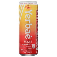 YERBAE: Orange Cherry Pineapple Sparkling Water, 12 fo