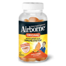 AIRBORNE: Zesty Orange Immune Support Gummies, 42 un