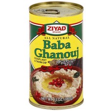 ZIYAD: Baba Ghanouj Eggplant And Tahini Dip, 13 oz