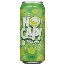 NO CAP SODA POP: Apple Rizz Postbiotic Soda, 16 fo NO CAP SODA POP: Apple Rizz Postbiotic Soda, 16 fo