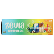 ZEVIA: Variety Pack Zero Sugar Soda 12 Count, 144 fo
