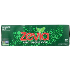 ZEVIA: Zero Calorie Ginger Ale Soda, 144 fo