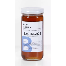 ZACH & ZOE SWEET BEE FARM: Wildflower Honey With Blueberry, 8 oz