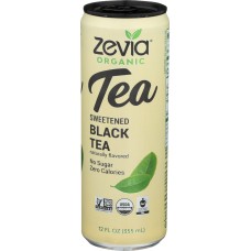 ZEVIA: Organic Black Tea, 12 fo