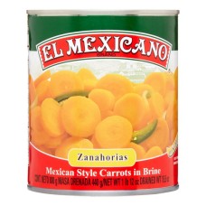 EL MEXICANO: Zanahorias Mexican Style Carrots In Brine, 26 oz