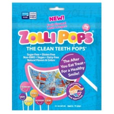 ZOLLIPOPS: Assorted Fruit Lollipops, 3.1 oz