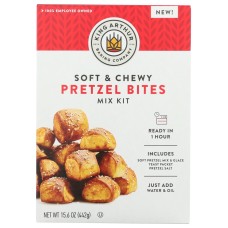 KING ARTHUR: Soft and Chewy Pretzel Bites Mix Kit, 15.6 oz