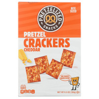 PRETZELIZED SNACKS: Cheddar Pretzel Crackers, 6.5 oz